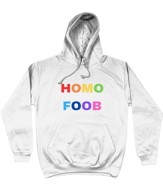 HOMOFOOB (REGENBOOG) HOODIE