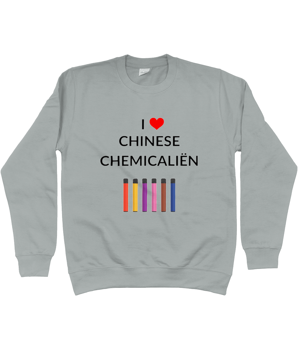 I LOVE CHEMICALIËN CREWNECK