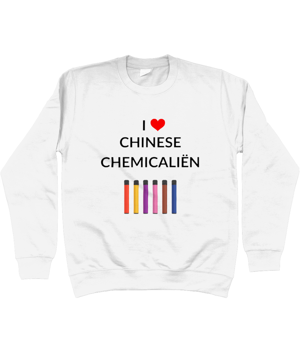 I LOVE CHEMICALIËN CREWNECK