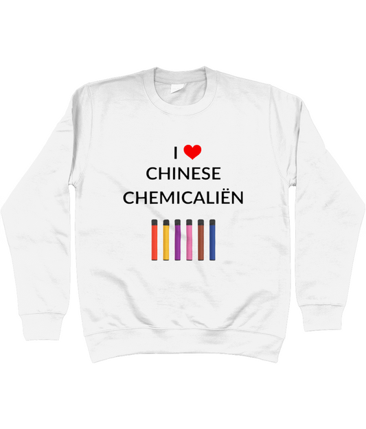 I LOVE CHEMICALIËN CREWNECK